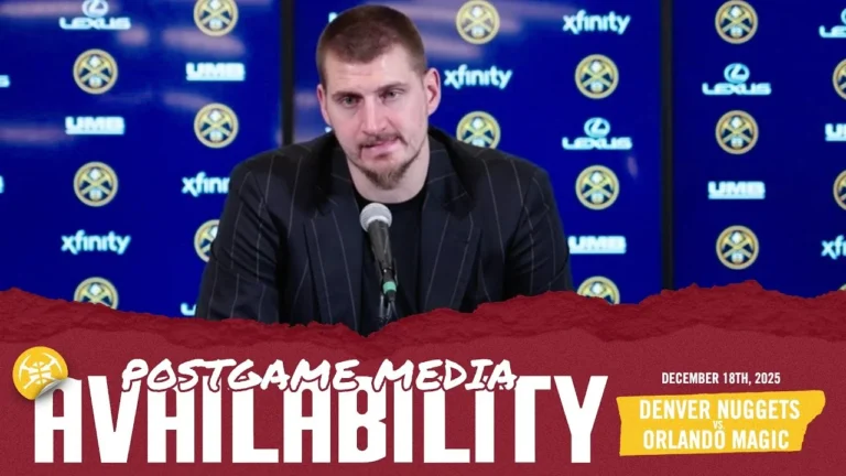 Nikola Jokić Postgame Media vs. ORL