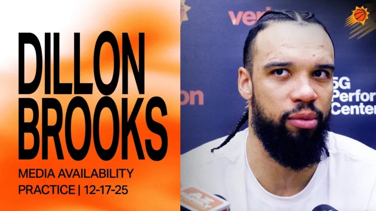 Dillon Brooks Practice Media Availability Phoenix Suns 12-17-25