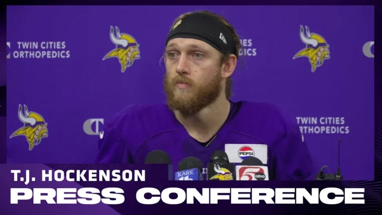 T.J. Hockenson on Vikings Commitment to Improve, Challenges of NFL Season, Team Leadership & Culture