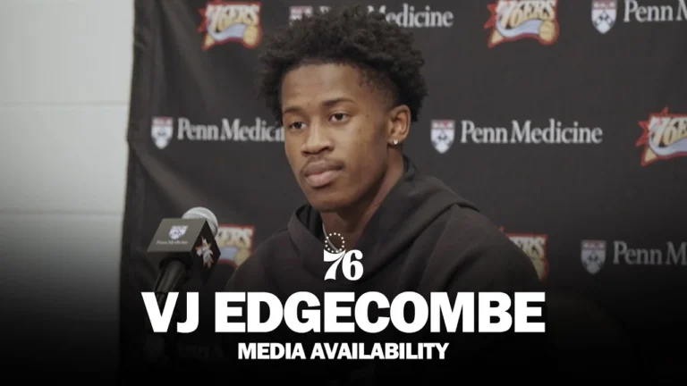 Philadelphia 76ers Postgame Media Availability VJ Edgecombe 12.12.25