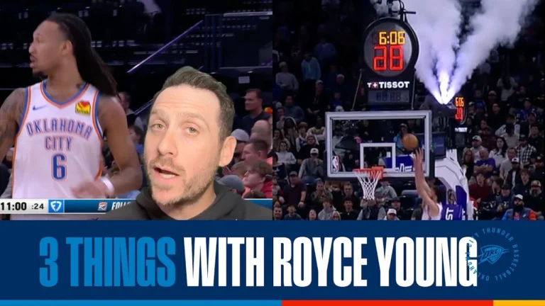 3 Things with Royce Young OKC Thunder at Utah Jazz December 7, 2025