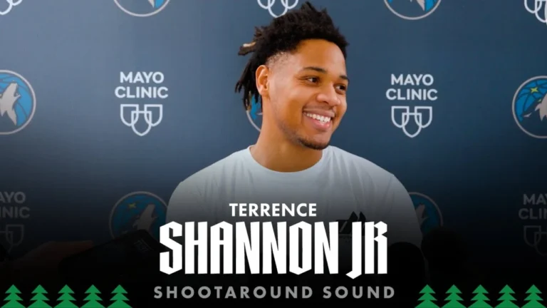 I Just Try To Go Out There And Be Myself. Terrence Shannon Jr Shootaround Sound 12.19.25