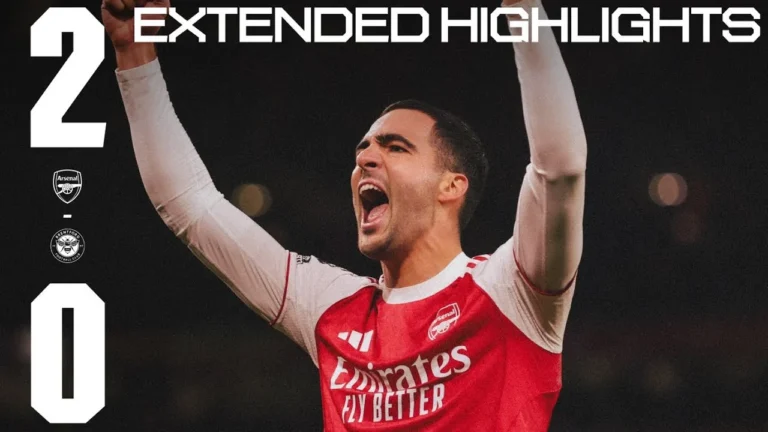 REACHING 100 GOALS IN 2025 EXTENDED HIGHLIGHTS Arsenal v Brentford (2-0) EPL