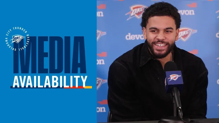 Ajay Mitchell on what it took in Portland Post Game Media November 30, 2025