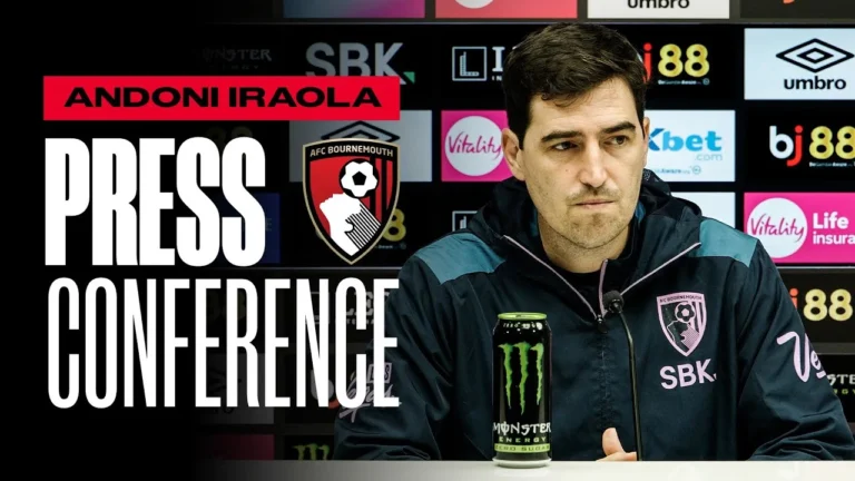 Andoni Iraola on Everton, suspensions and turning around form Premier League Press Conference