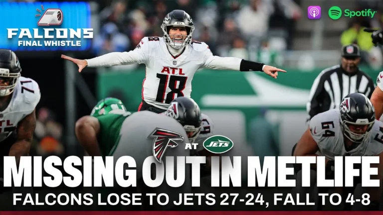 Special teams struggle in Atlanta Falcons’ 27-24 loss to New York Jets Falcons Final Whistle