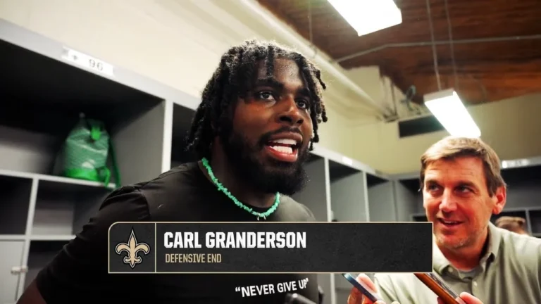 Carl Granderson We stuffed the middle like a turkey Saints-Bucs Postgame 2025 NFL Week 14