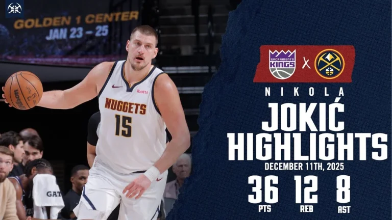 Nikola Jokić 36 12 8 Highlights vs. SAC