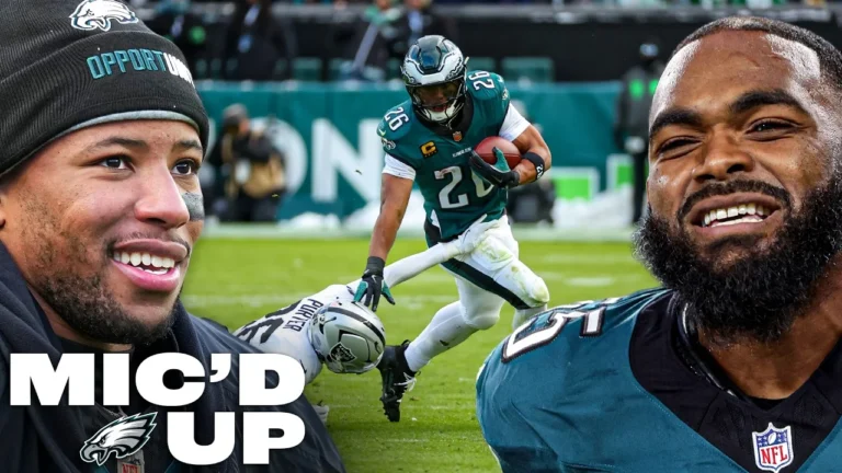 Saquon Barkley & Brandon Graham Mic’d Up in SHUTOUT Win vs Raiders