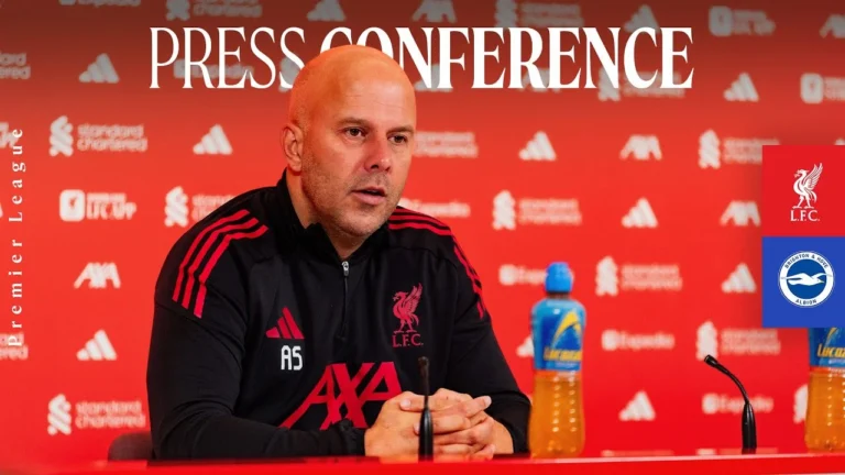Press Conference: Liverpool vs Brighton Arne Slot’s Premier League Preview