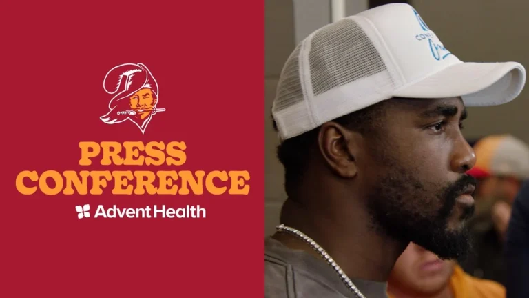Lavonte David, Tristan Wirfs & More on TNF Press Conferences Tampa Bay Buccaneers