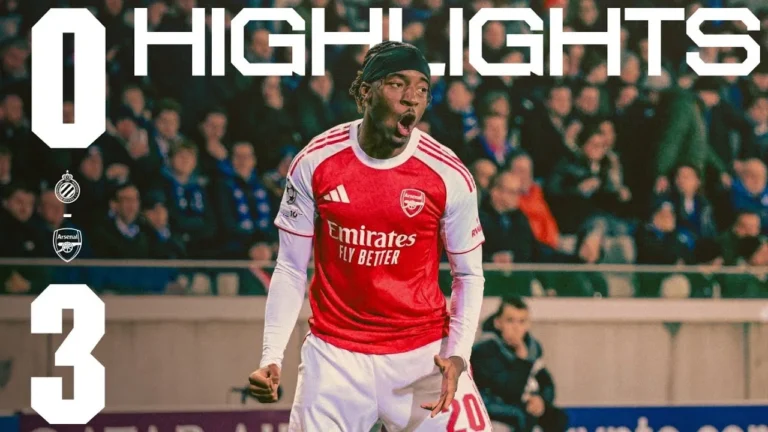 SIX EUROPEAN WINS ON THE SPIN! HIGHLIGHTS Club Brugge vs Arsenal (0-3) Madueke x2, Martinelli