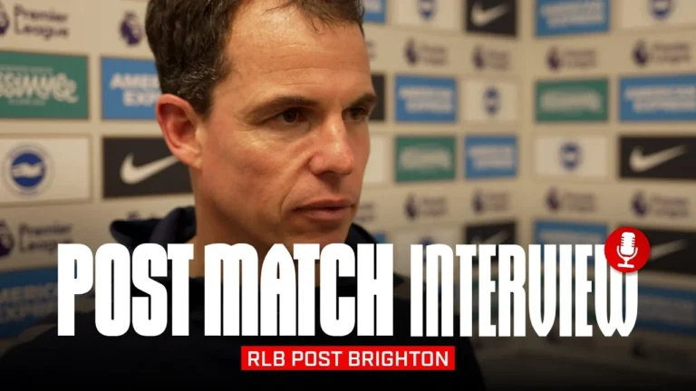 We showed courage Régis Le Bris On Brighton Draw Post Match Interview