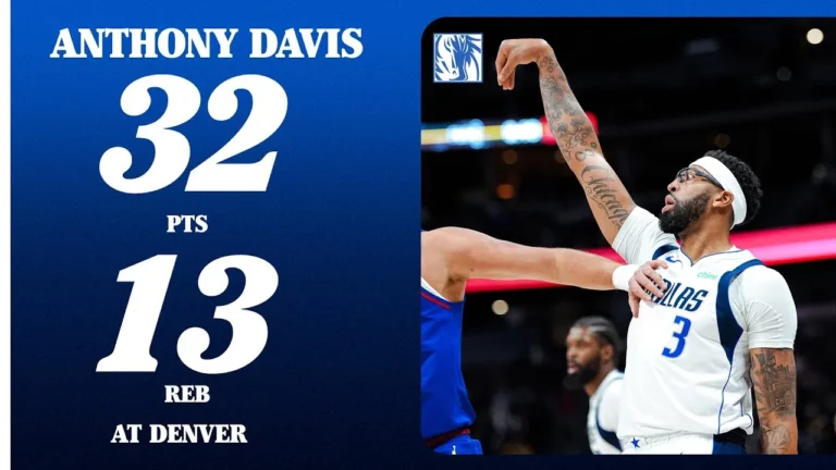 Anthony Davis (32 PTS 13 REB) at Denver Nuggets December 1, 2025