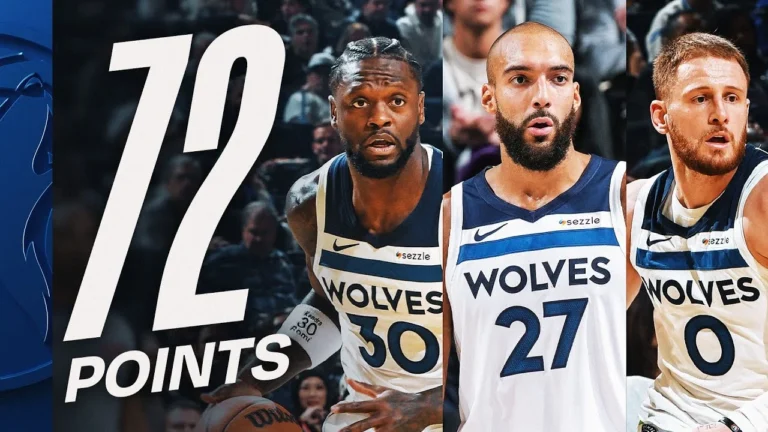 Randle, DiVincenzo & Gobert Combine For 72 PTS In Golden State December 12, 2025