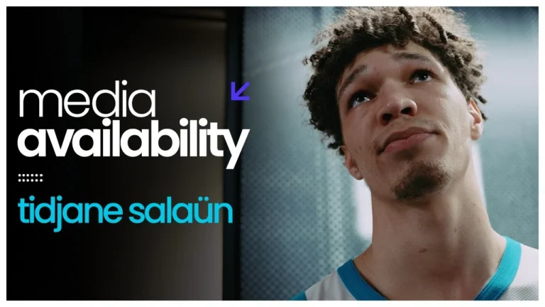 Hornets at Raptors: Tidjane Salaün Postgame Media Availability 12 5 2025