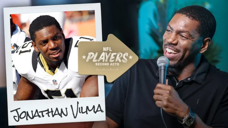 Jonathan Vilma talks untold details of The Beast Quake Super Bowl NFL Players: Second Acts