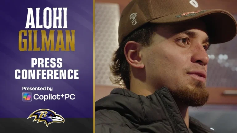 Alohi Gilman on His First Ravens-Steelers Game Baltimore Ravens