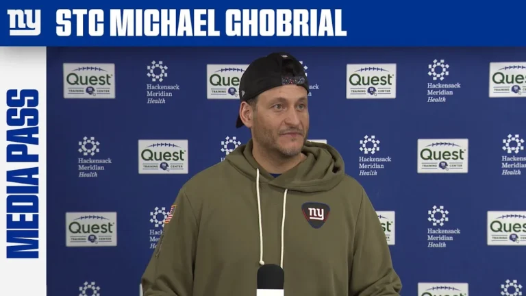 Michael Ghorbial on What He&39s Seen from Kicker Ben Sauls New York Giants