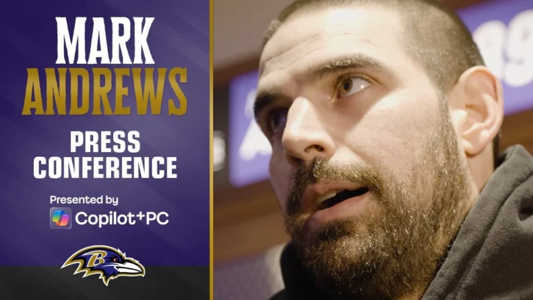 Mark Andrews on Facing the Patriots Baltimore Ravens