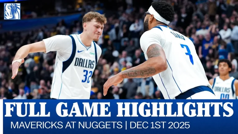 Mavericks Highlights at Denver Nuggets December 1, 2025