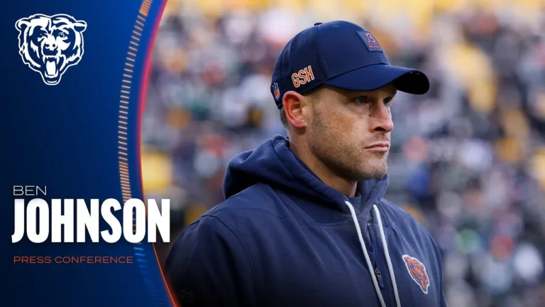 Ben Johnson reflects on Week 14 matchup vs. Packers Press Conference