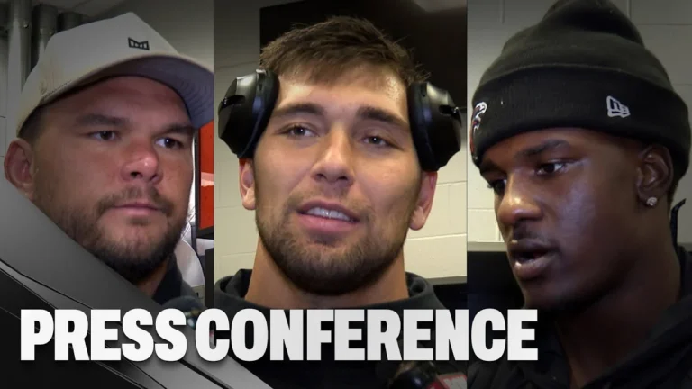 Kaden Elliss & others on the Atlanta Falcons loss to the New York Jets Press Conference