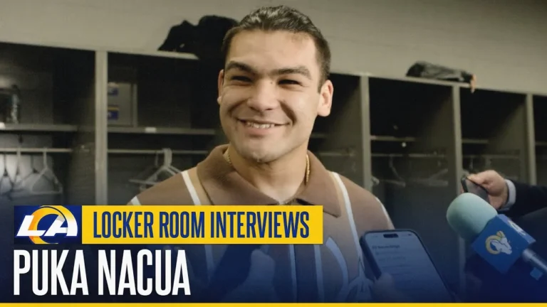 Puka Nacua Reacts To The Rams’ 45-17 Win Over The Cardinals Locker Room Interviews