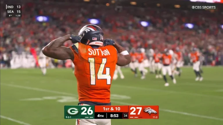 Every catch from Courtland Sutton’s 113-yard game vs. Packers Week 15