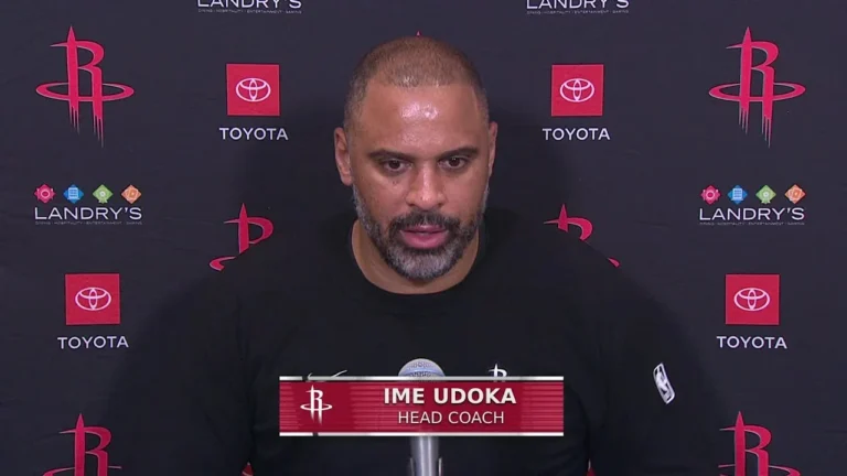 Ime Udoka with a Press Conference vs Kings
