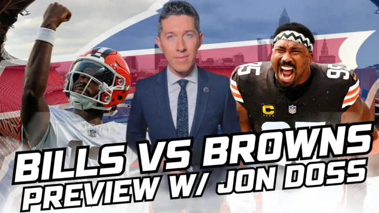 BILLS v BROWNS preview: SHEDEUR Sanders, MYLES GARRETT & what THEYRE SAYING in CLEVELAND w JON DOSS