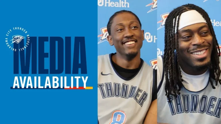Shootaround Media One on One with Ajay Mitchell December 22, 2025 OKC Thunder