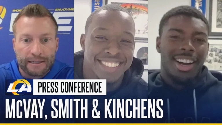 Sean McVay Talks Run Game Success Xavier Smith & Kamren Kinchens On Moving Forward After A Loss