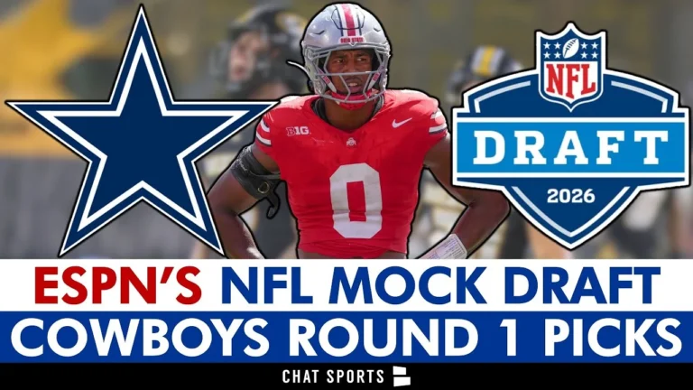 Cowboys Mock Draft From ESPNs Field Yates: Two Defensive Prospects Taken In Round 1