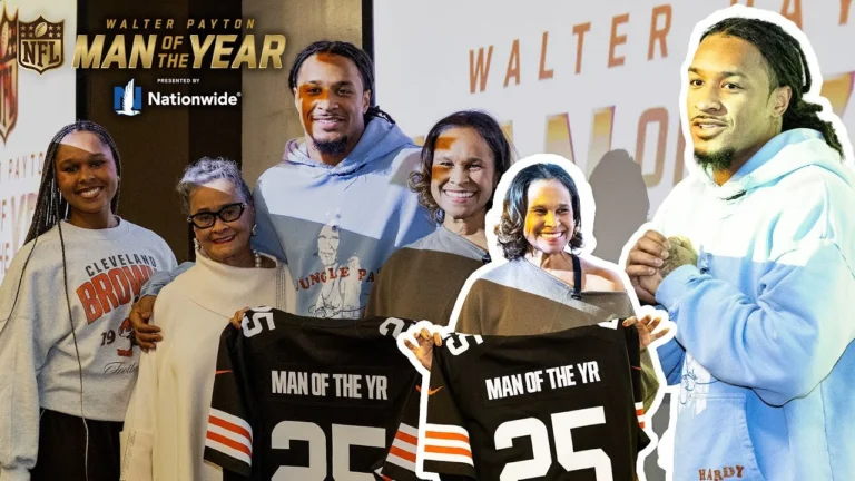 Grant Delpit Surprised by Family! 2025 Cleveland Browns Walter Payton Man of the Year Club Winner!