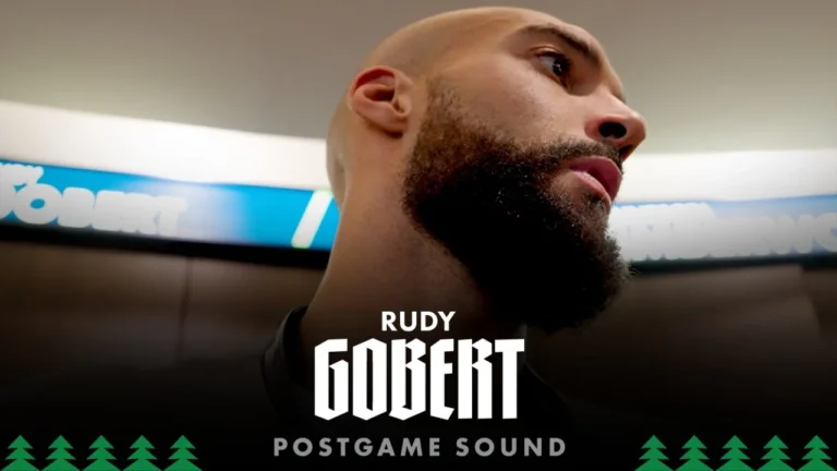 The Ball Got Sticky. Rudy Gobert Postgame Sound 12.17.25