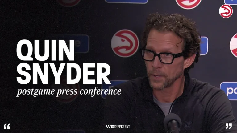Hawks vs. Hornets Postgame Press Conference: Quin Snyder