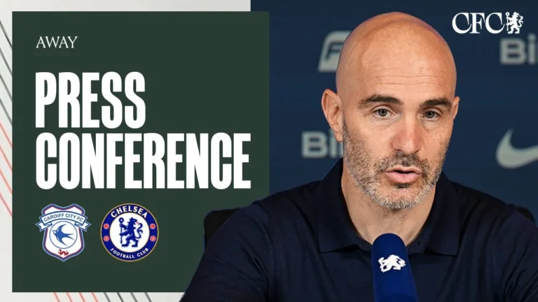 Maresca Press Conference Cardiff City vs Chelsea 15 12 25 Chelsea FC 25 26