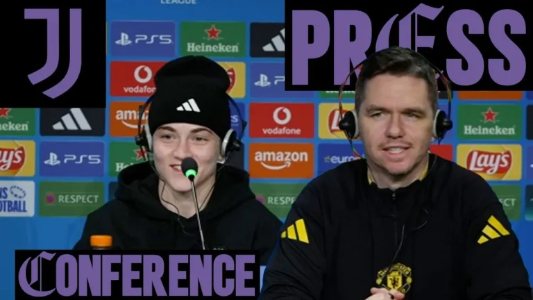 Marc Skinner & Jess Park Pre-Juventus Press Conference