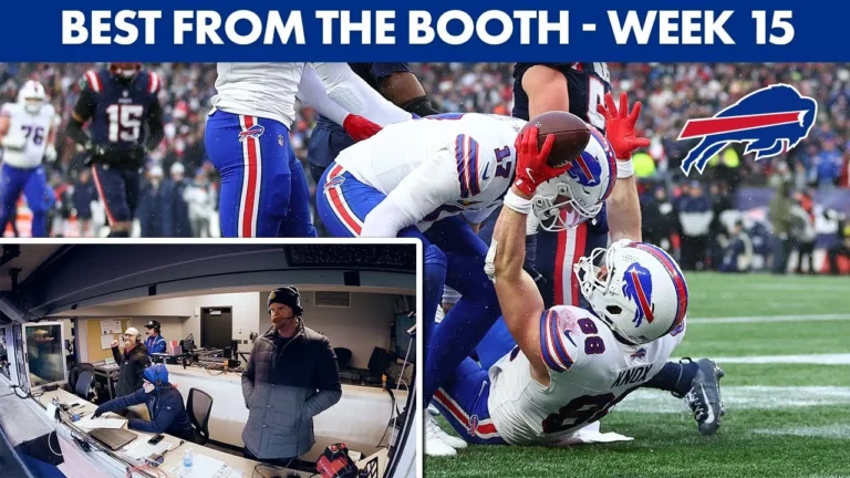 Relive The BEST Plays From The 35-31 Win Over The Patriots From The Broadcast Booth! Buffalo Bills