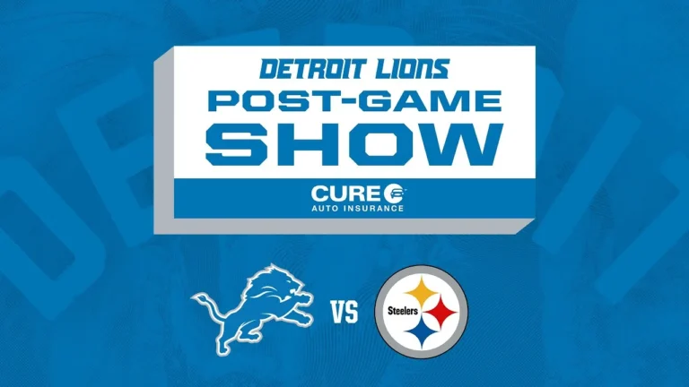 Lions vs. Steelers Week 16 Detroit Lions Live CURE Auto Insurance Postgame Show