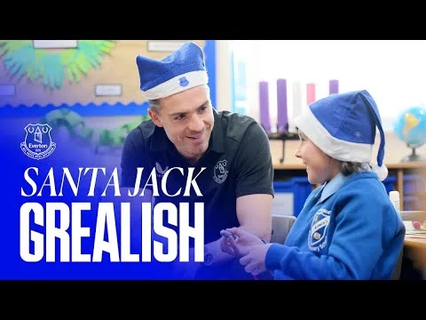 Jack Grealish’s Christmas surprise for young Everton fan