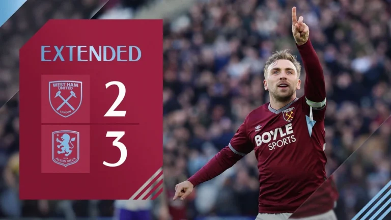 Hard-Fought Battle In East London West Ham 2-3 Aston Villa Premier League Extended Highlights