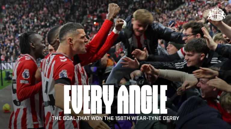 Every Angle The Goal That Won The 158th Wear-Tyne Derby Sunderland AFC 1-0 Newcastle United