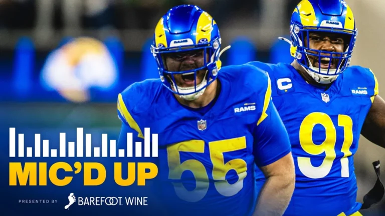 Braden Fiske Celebrates A CRAZY Playoff-Clinching Win Over The Lions Rams Mic’d Up