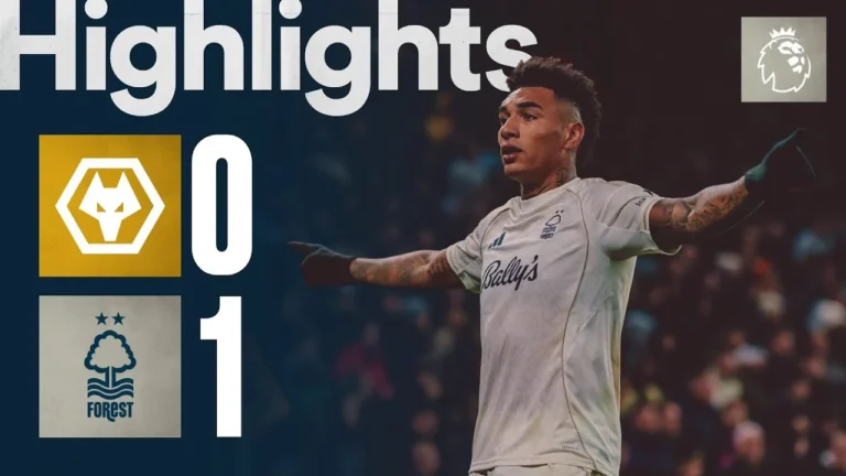 IGOR JESUS SCORES FIRST PREMIER LEAGUE GOAL! Wolves 0-1 Nottingham Forest Highlights
