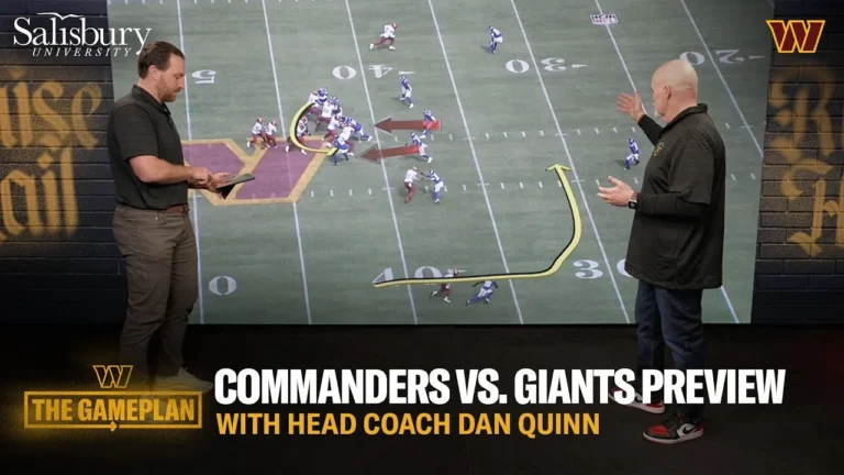 HC Dan Quinn Previews Commanders vs. Giants Washington Commanders The Gameplan NFL