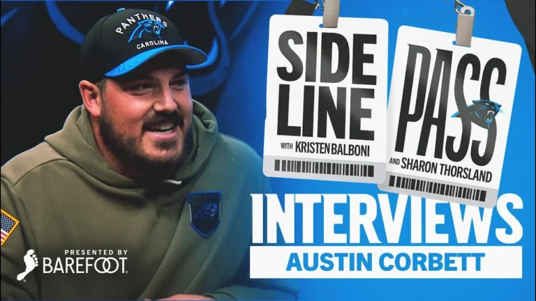 Sideline Pass Interviews: Austin Corbett Carolina Panthers