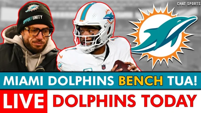 Tua Tagovailoa BENCHED For Quinn Ewers SHOCKING Miami Dolphins News