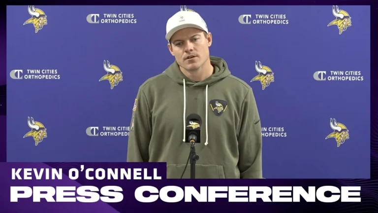Kevin O’Connell on Offense’s Disappointing Game, Adam Thielen, Defense’s Performance, Injury Updates